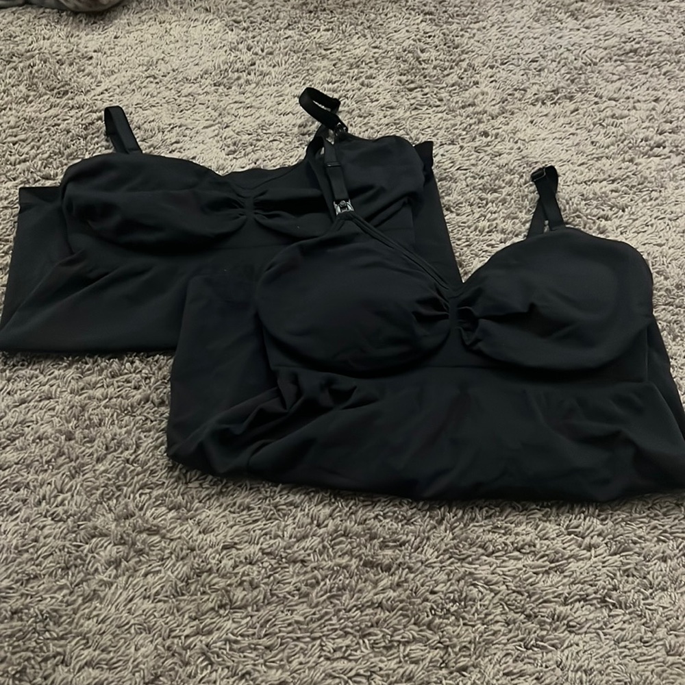 2 nursing tanks